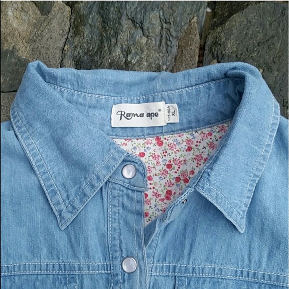 NWT Women’s Chambray Shirt - Picture 7 of 9